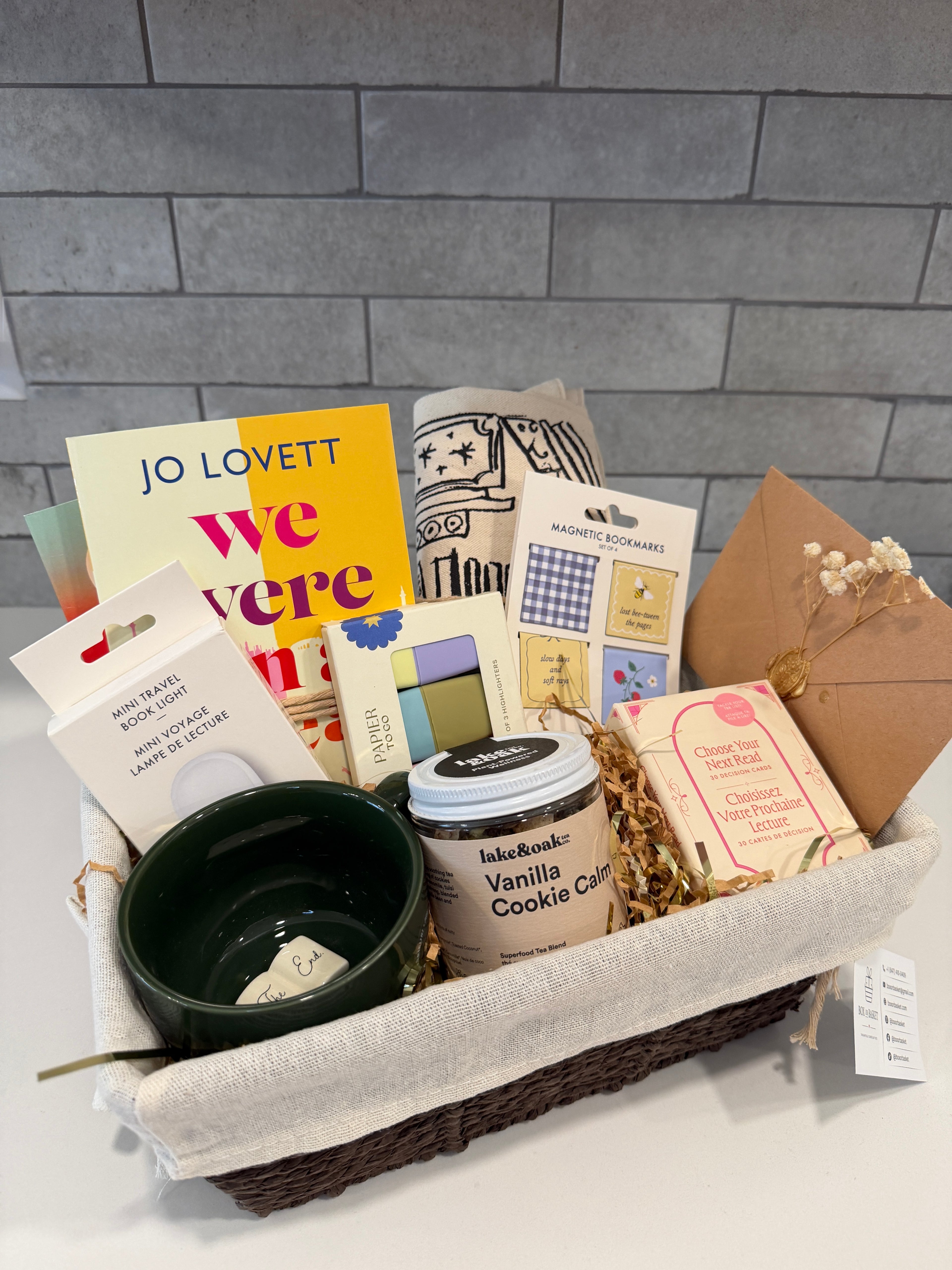 Cozy Chapters Basket